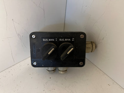 Telemecanique Double Toggle Switch - Tested Used Pulled from Working Environment