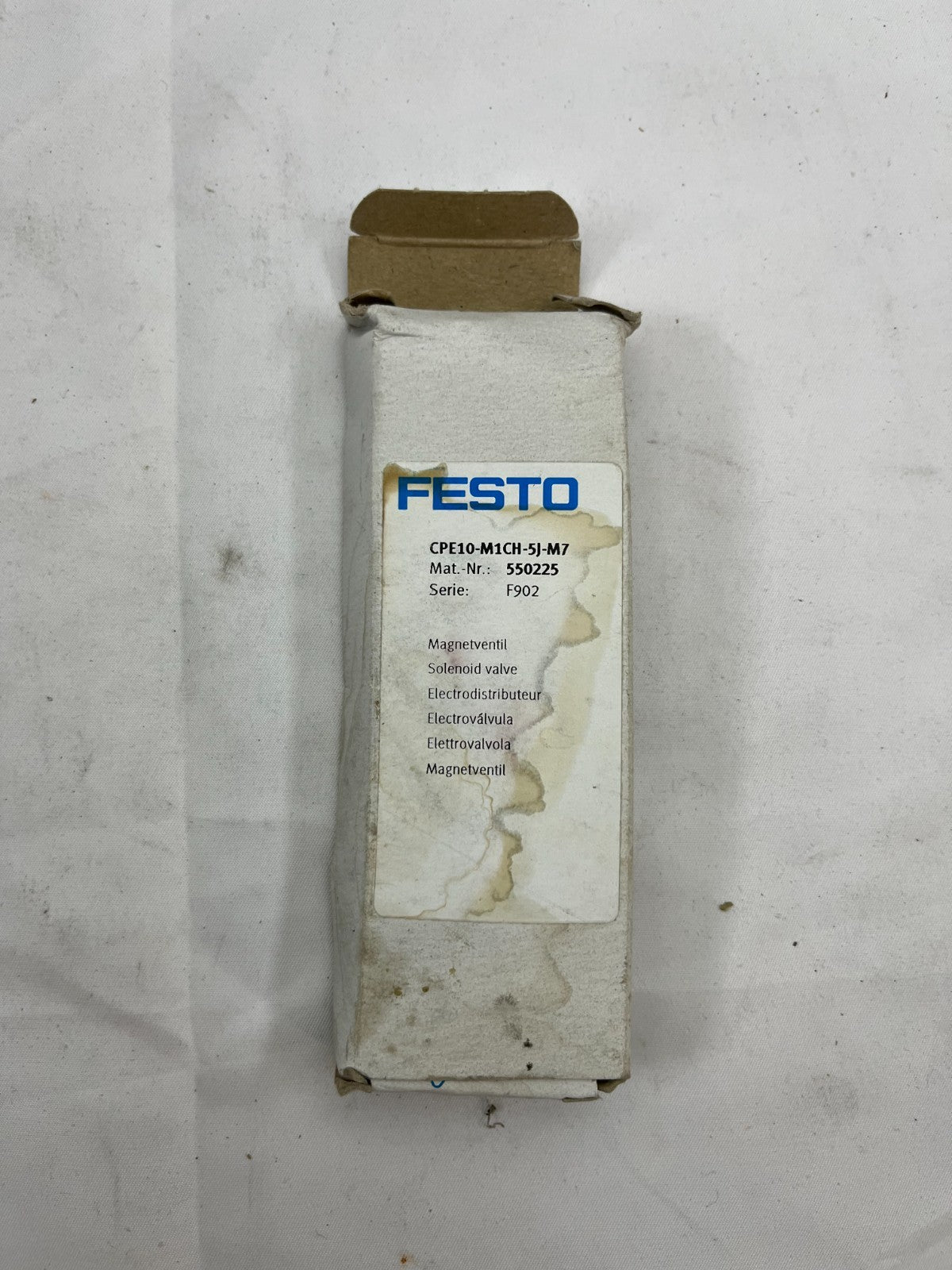 Festo CPE10-M1CH-5J-M7 550225 Solenoid Valve 5/2 Bistable M7 24V DC 350L/min New