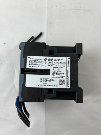 Siemens Sirius 3RT2016-2FB41 Contactor 24VDC 9A 4kW Used Working Spare Unit