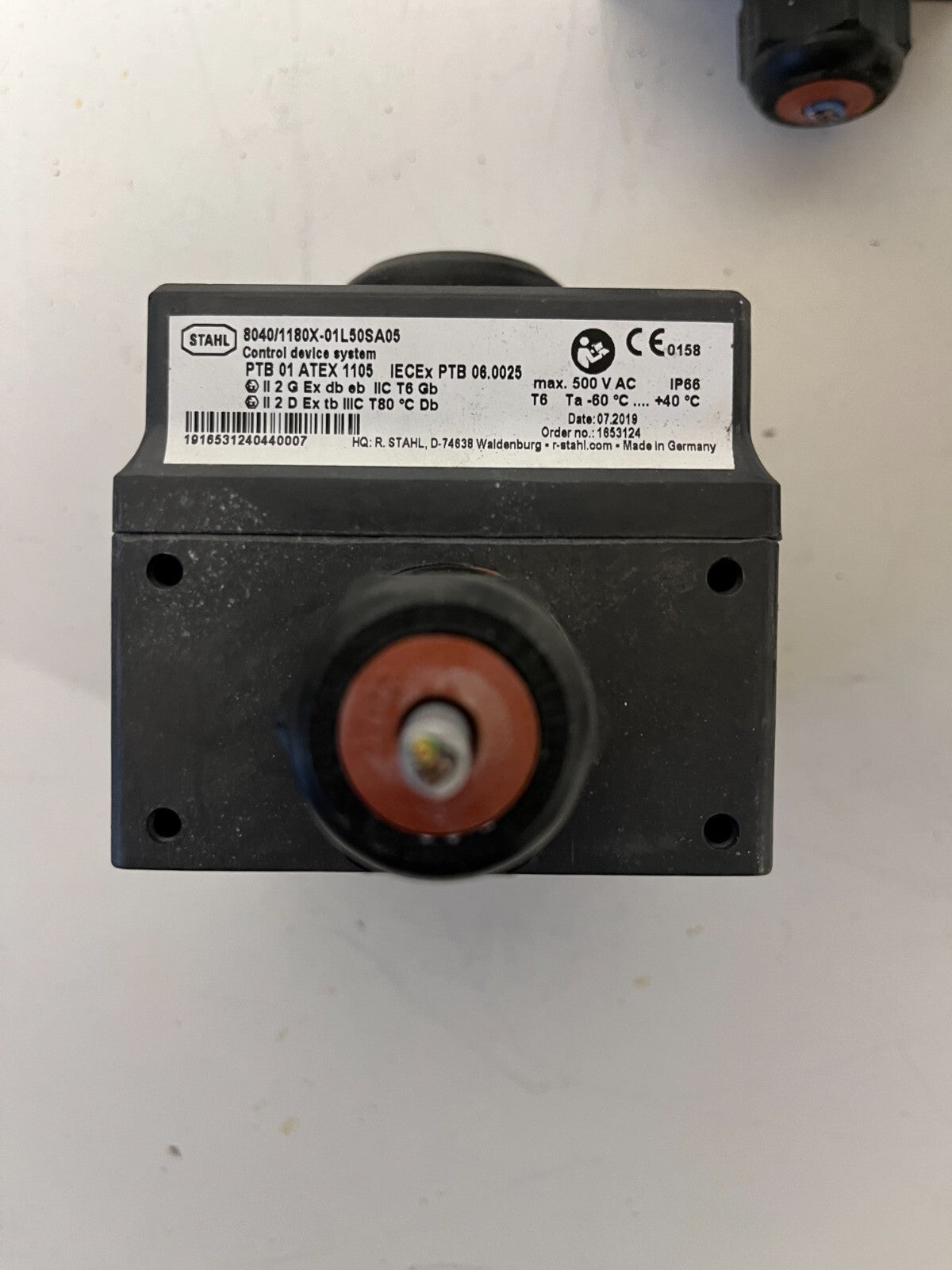 3x STAHL 8040/1180X-01L50SA05 Push Button Switches  - Used, Good Condition