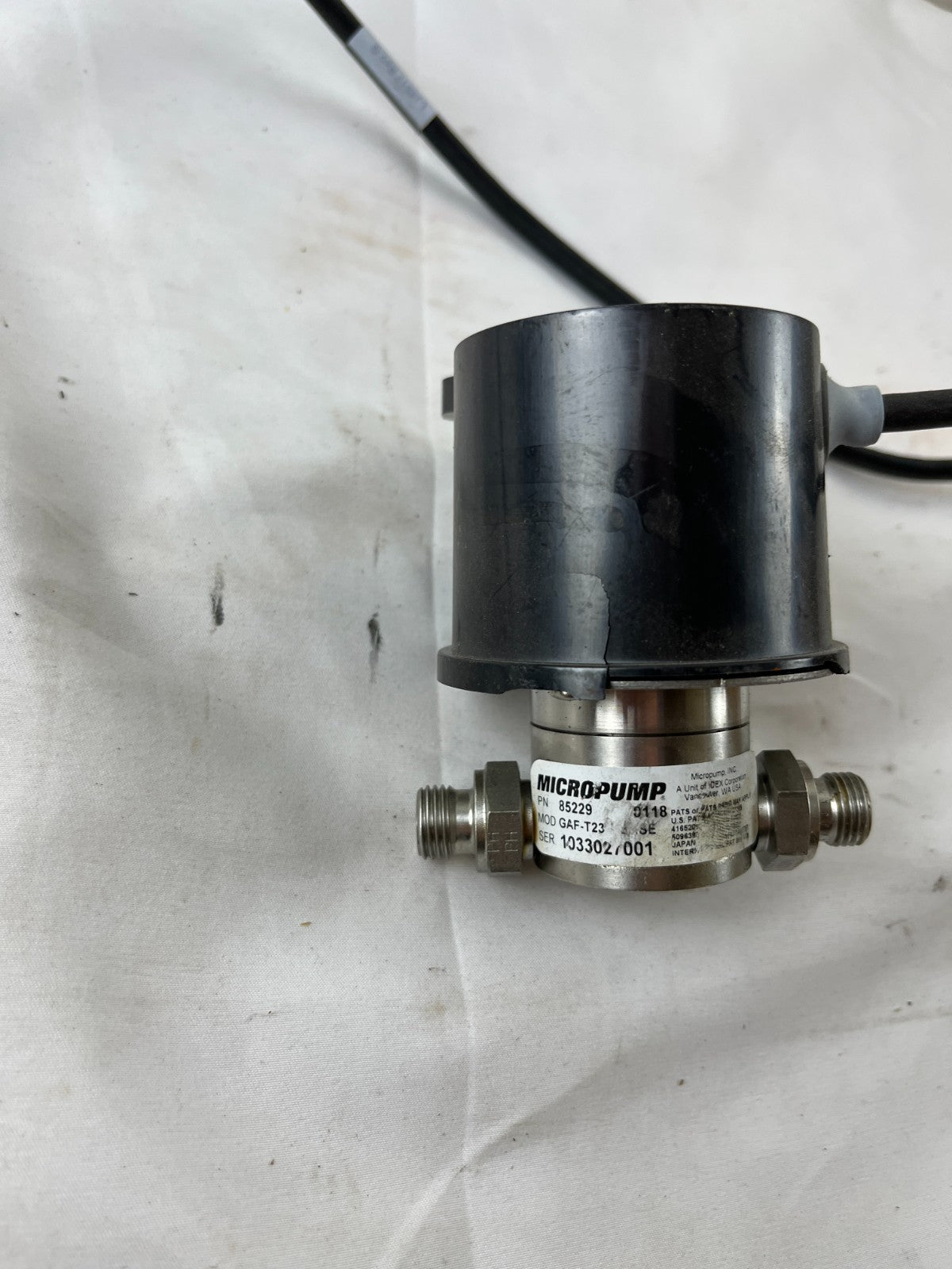 Micropump GAF-T23 Gear Pump 85229 Magnetic Drive Stainless Used Spare Unit