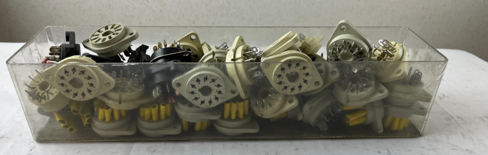 Industrial Relay Socket Lot Panel Mount Multi-Pin Relay Bases Vintage Control