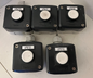5x Schneider Electric XALD211 Enclosed Push Button Stations - 22mm - Used