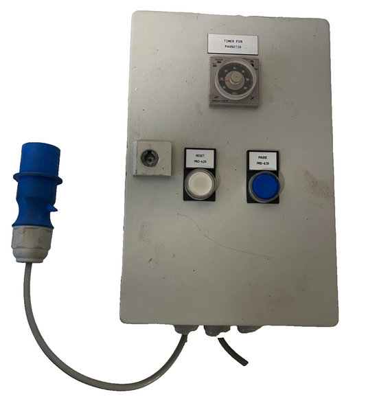 Industrial Control Panel Timer Box Rittal EB 1554.500 230V Omron H3CR – Working