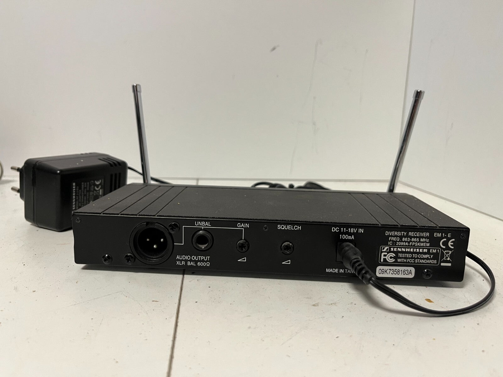 Sennheiser FreePORT EM 1 Wireless Receiver 863-865 MHz - Working Condition