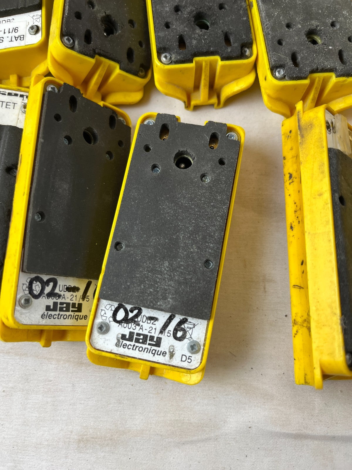 JAY Electronique UDB2 Batteries & Crane Remote Control Parts Repair Lot AS IS