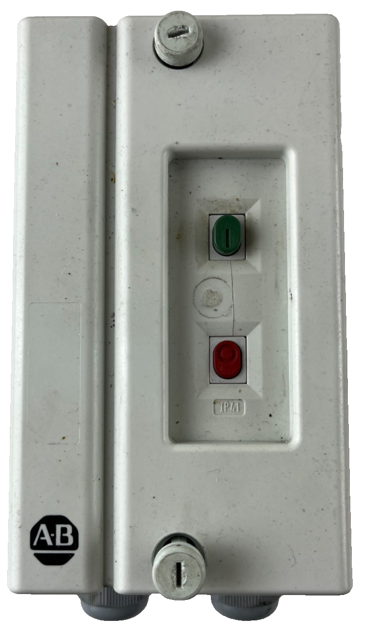 Allen-Bradley 140-MN-0630 Manual Motor Starter 4–6.3A 3-Pole in Enclosure Used