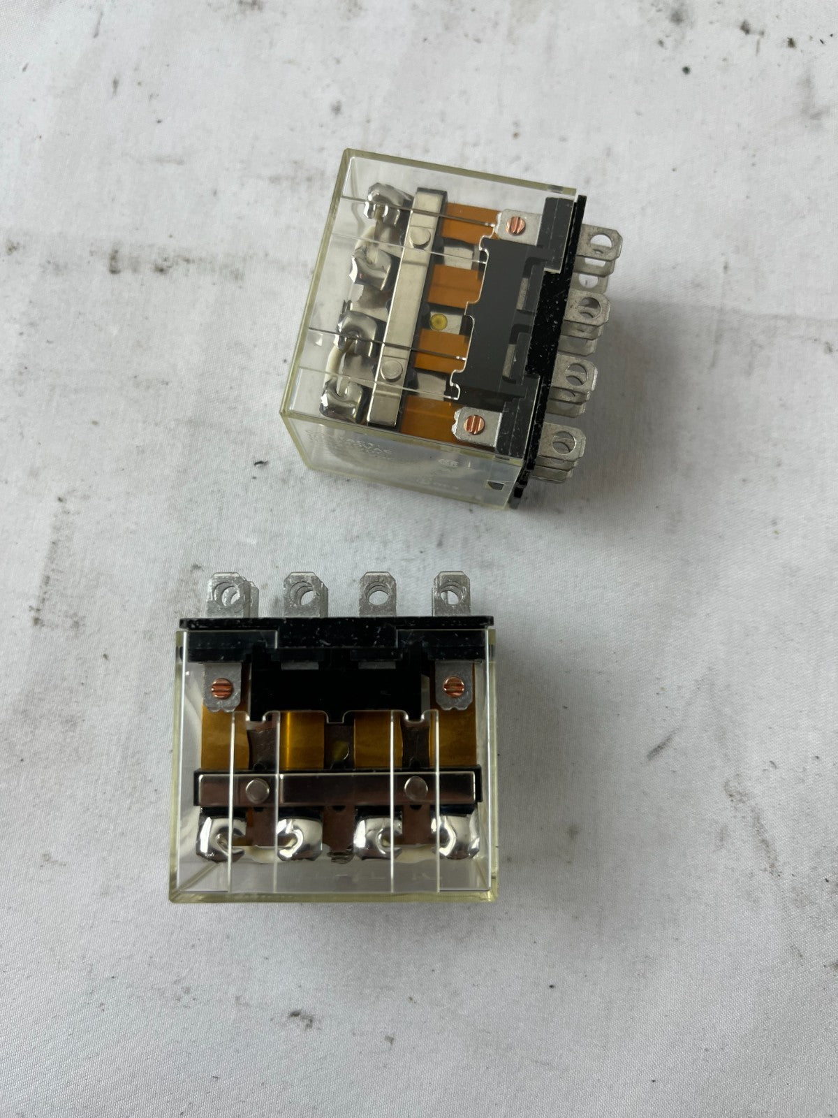 Omron LY4 24VDC General Purpose Relay 4PDT Plug-In New Lot 2pcs Unused Spares