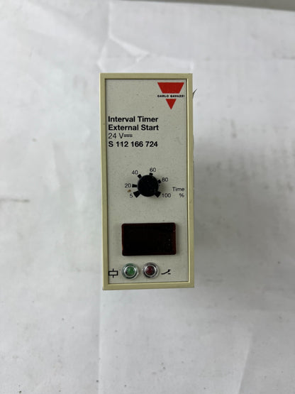 Carlo Gavazzi S112 166 724 Interval Timer 24V External Start Display DENMARK