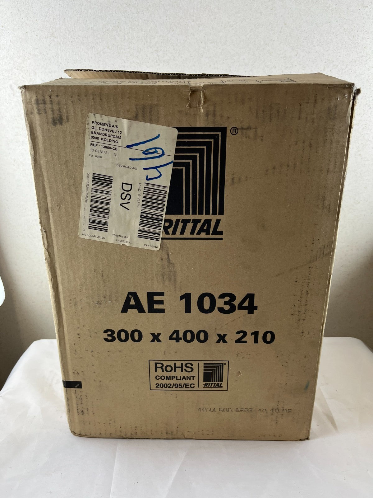 Rittal AE 1034 NEW Steel Enclosure Cabinet 300x400x210mm IP66 Wall Mount