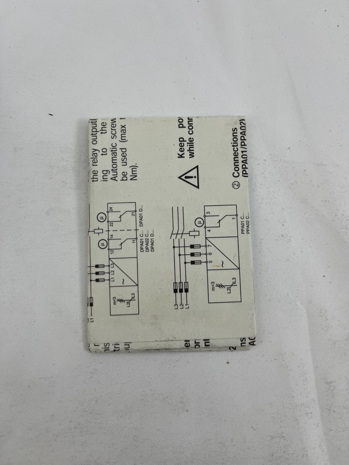Carlo Gavazzi PPA01CM44 3-Phase Monitoring Relay SPDT 208-415VAC New in Box