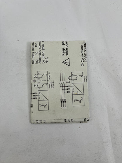 Carlo Gavazzi PPA01CM44 3-Phase Monitoring Relay SPDT 208-415VAC New in Box