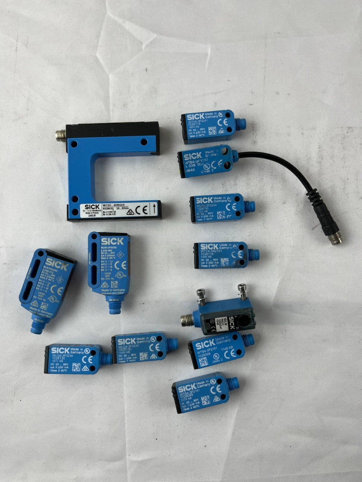 12x SICK Sensors USED Bundle WF30 WL9G WLG4 WTV4 WT4 Photoelectric Lot Germany