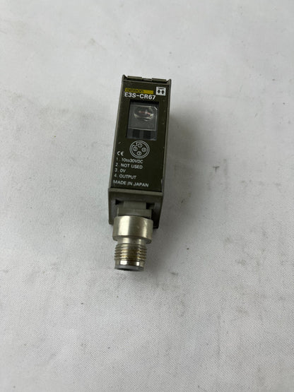 Omron E3S-CR67 Photoelectric Sensor 10-30VDC M12 Used Spare Unit