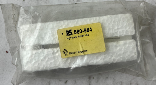RS 560-984 High Power Xenon Flash Tube Lamp Strobe New Old Stock Spare Unit