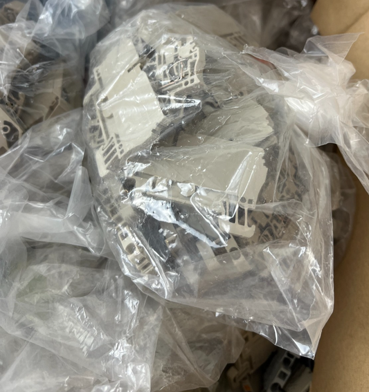 Weidmuller ZDU 2.5/3AN Terminal Blocks 2kg Bulk Lot USED 800V 24A DIN Rail Beige