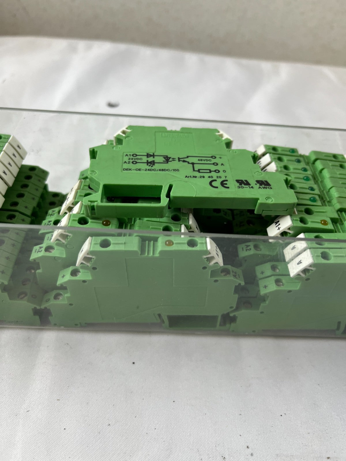 Phoenix Contact DEK‑OE‑24DC/48DC/100 Solid‑State Relay Terminal Blocks ~ 40 pcs