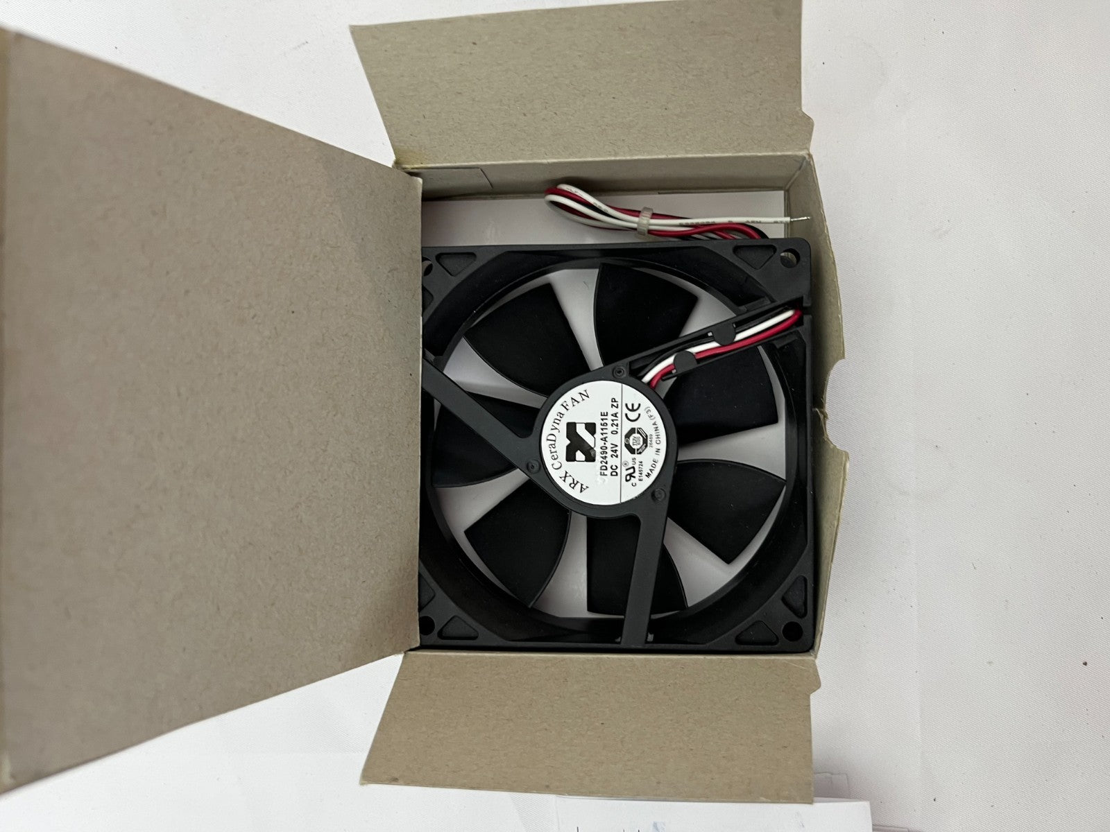 ARX CeraDyna Fan FD2490-A41SE 24V DC 0.21A Axial Cooling Industrial 492-4477 New