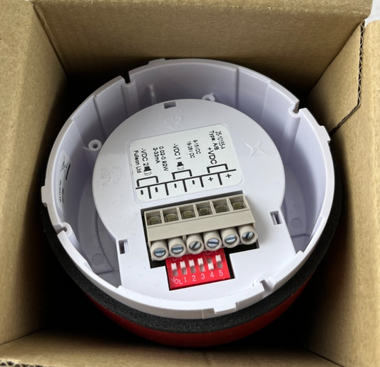 Fulleon 686-7887 ROLP/SV Fire Alarm Sounder Red Deep Mains Base 24VDC NEW UK