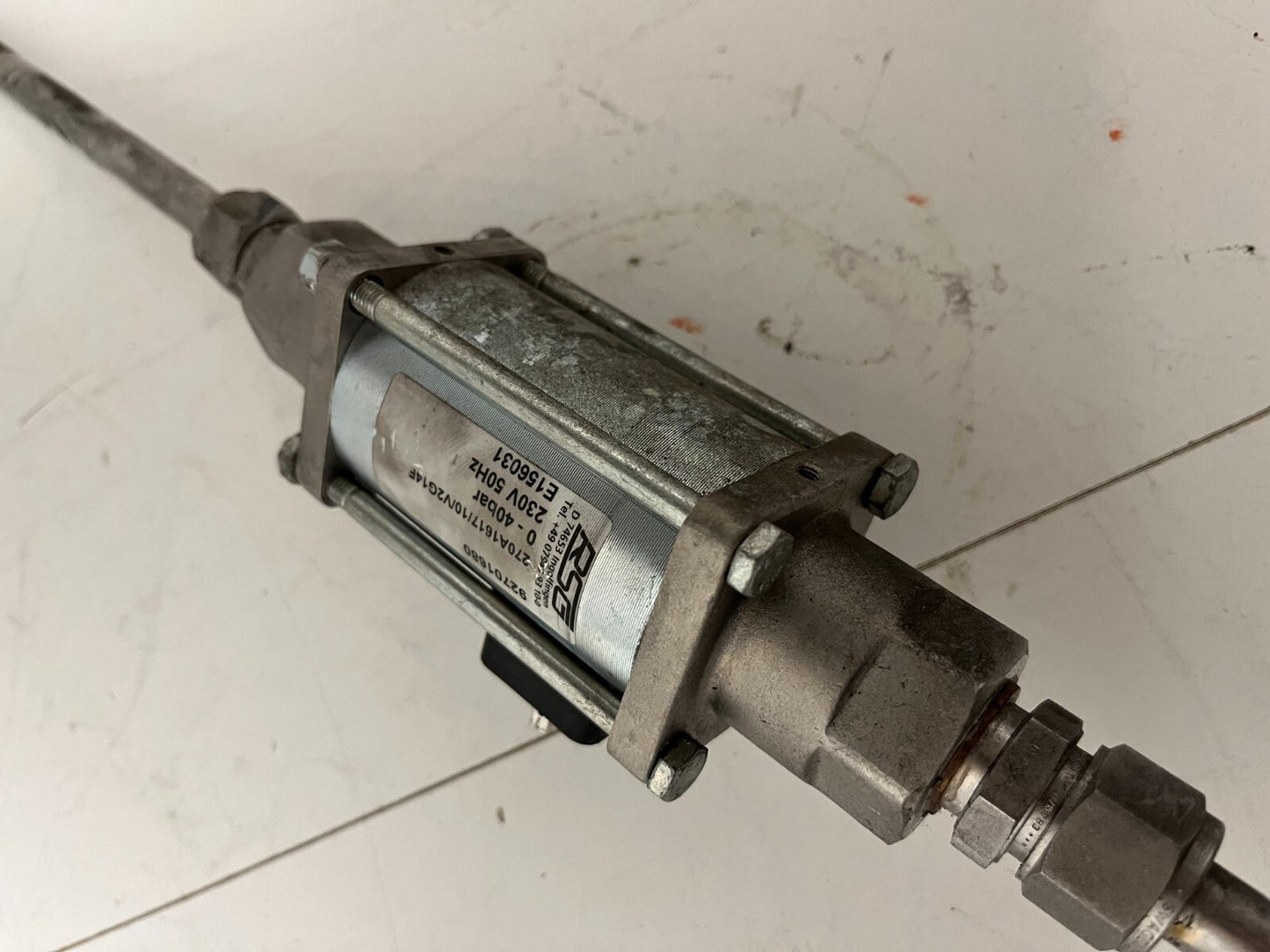 RSG 270A Coaxial Solenoid Valve 0–40bar 230V 1/2" Stainless Steel Used