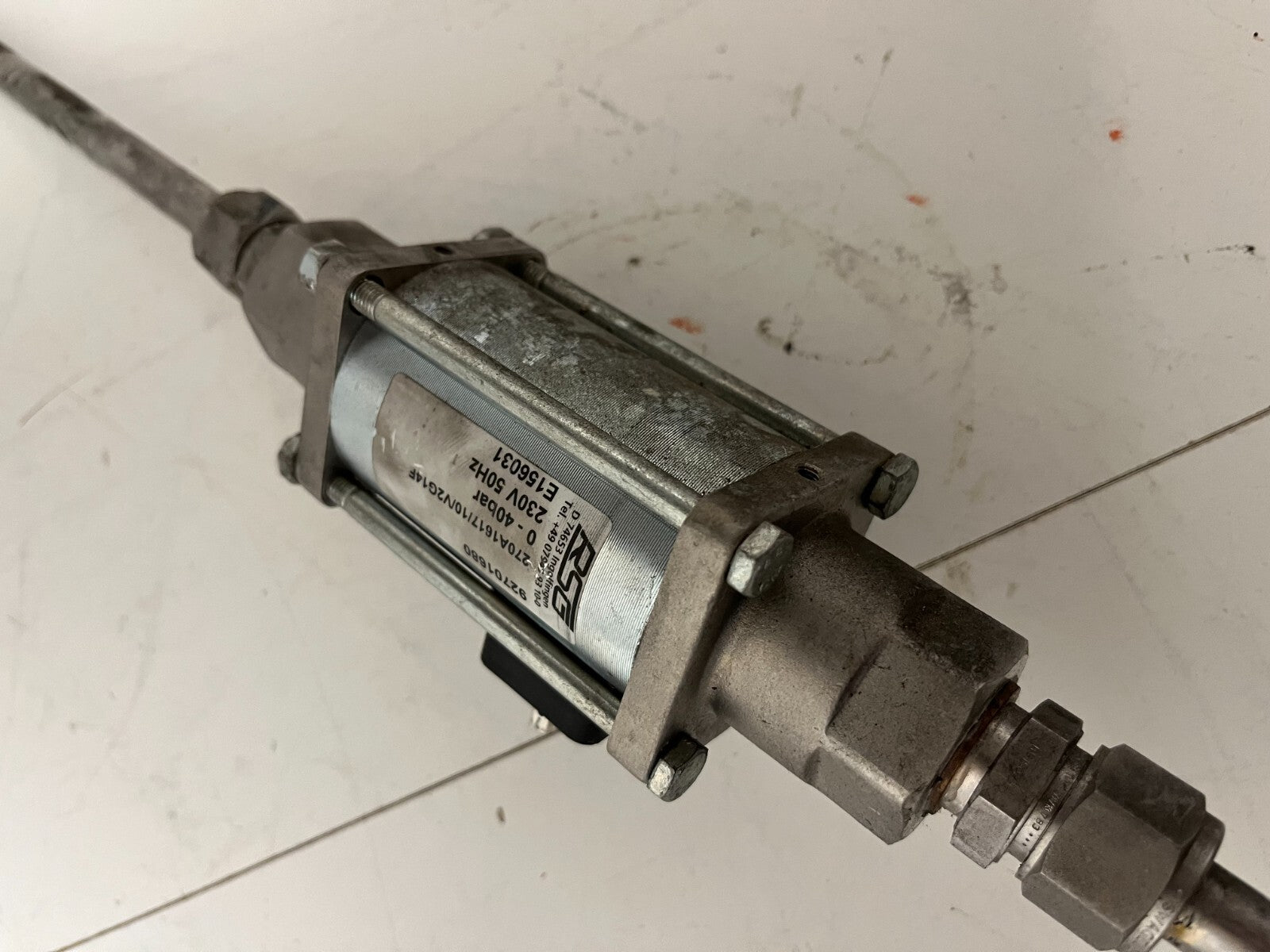 RSG 270A Coaxial Solenoid Valve 0–40bar 230V 1/2" Stainless Steel Used