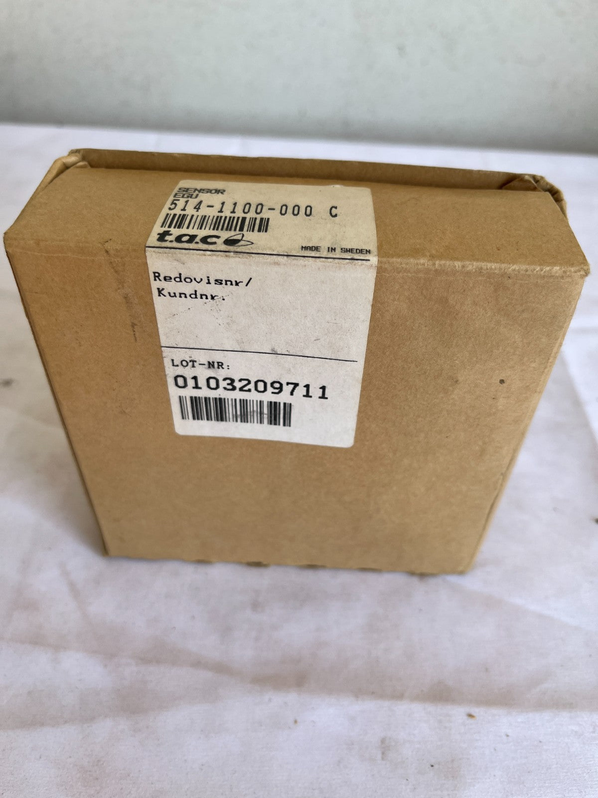 TAC 514-1100-000 C EGU Sensor Made in Sweden New Spare Unit