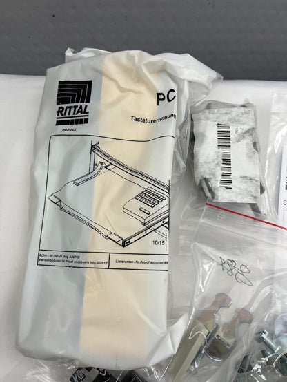 Rittal Enclosure Hardware Bundle New: Mounting Kits, Keyboard Tray, Brackets Etc
