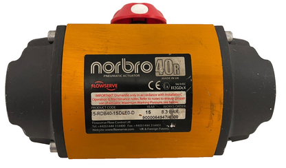 Flowserve Norbro 40R Pneumatic Actuator 15-RDB40-1SD1E0-D - Used, Working