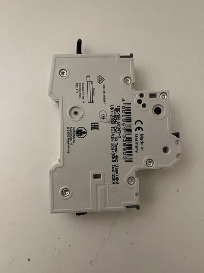 Siemens MCB 5SY6104-6 B4 Miniature Circuit Breaker - Used