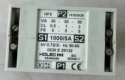 Holec HF5 741E0025 Current Transformer 1000/5A 30VA IEC 60044-1 New