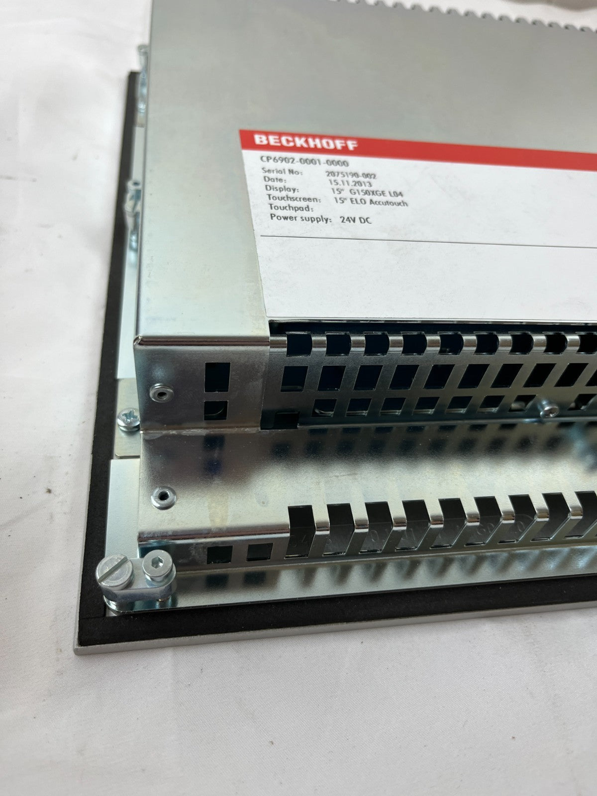 Beckhoff CP6902-0001-0000 15" ELO Accutouch HMI Control Panel DVI/USB 24V DC New