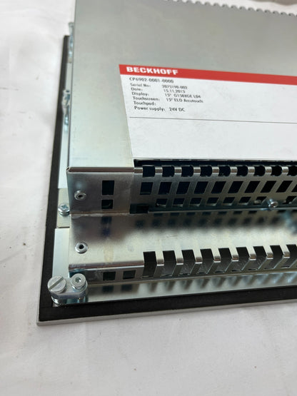 Beckhoff CP6902-0001-0000 15" ELO Accutouch HMI Control Panel DVI/USB 24V DC New