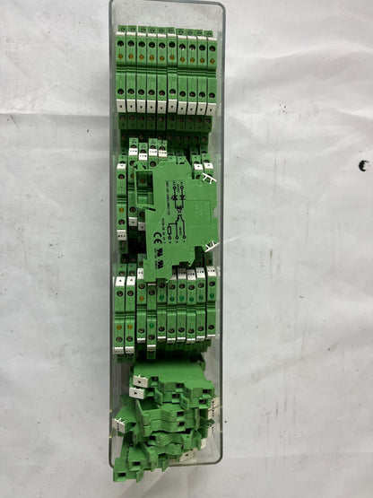 Phoenix Contact DEK‑OE‑24DC/48DC/100 Solid‑State Relay Terminal Blocks ~ 40 pcs