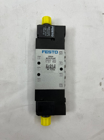 Festo CPE10-M1CH-5J-M7 550225 Solenoid Valve 5/2 Bistable M7 24V DC 350L/min New