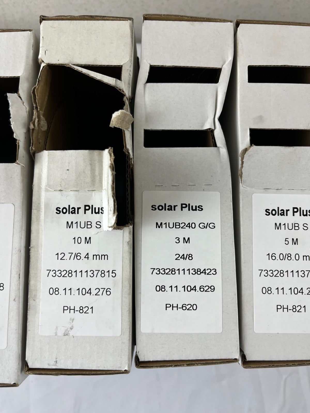 Solar Plus M1UB Shrink Tube Assortment Bundle Mixed Lengths Not Complete Set