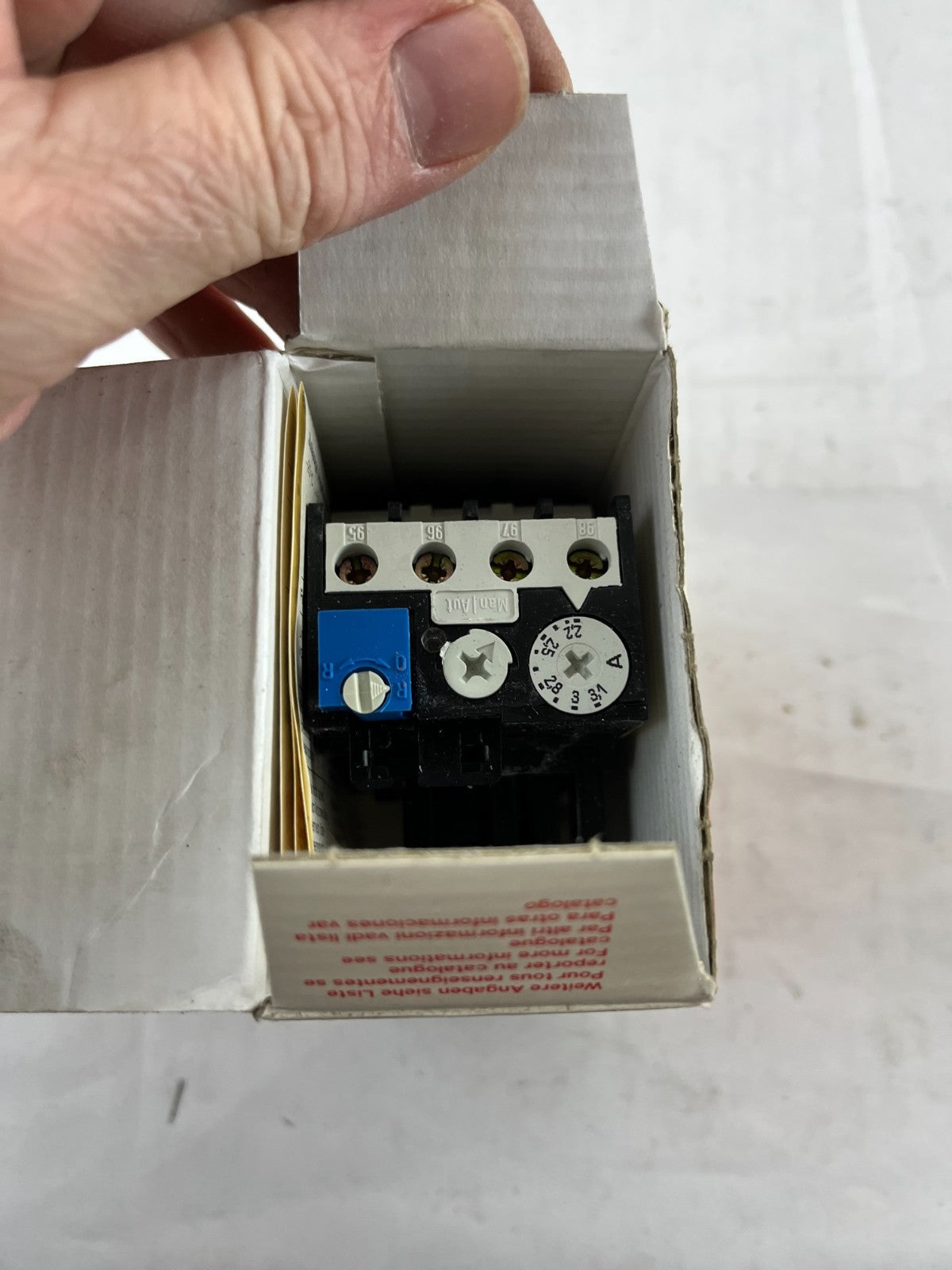ABB T25 DU 3.1 Thermal Overload Relay 2.2–3.1A New in Box Spare Part