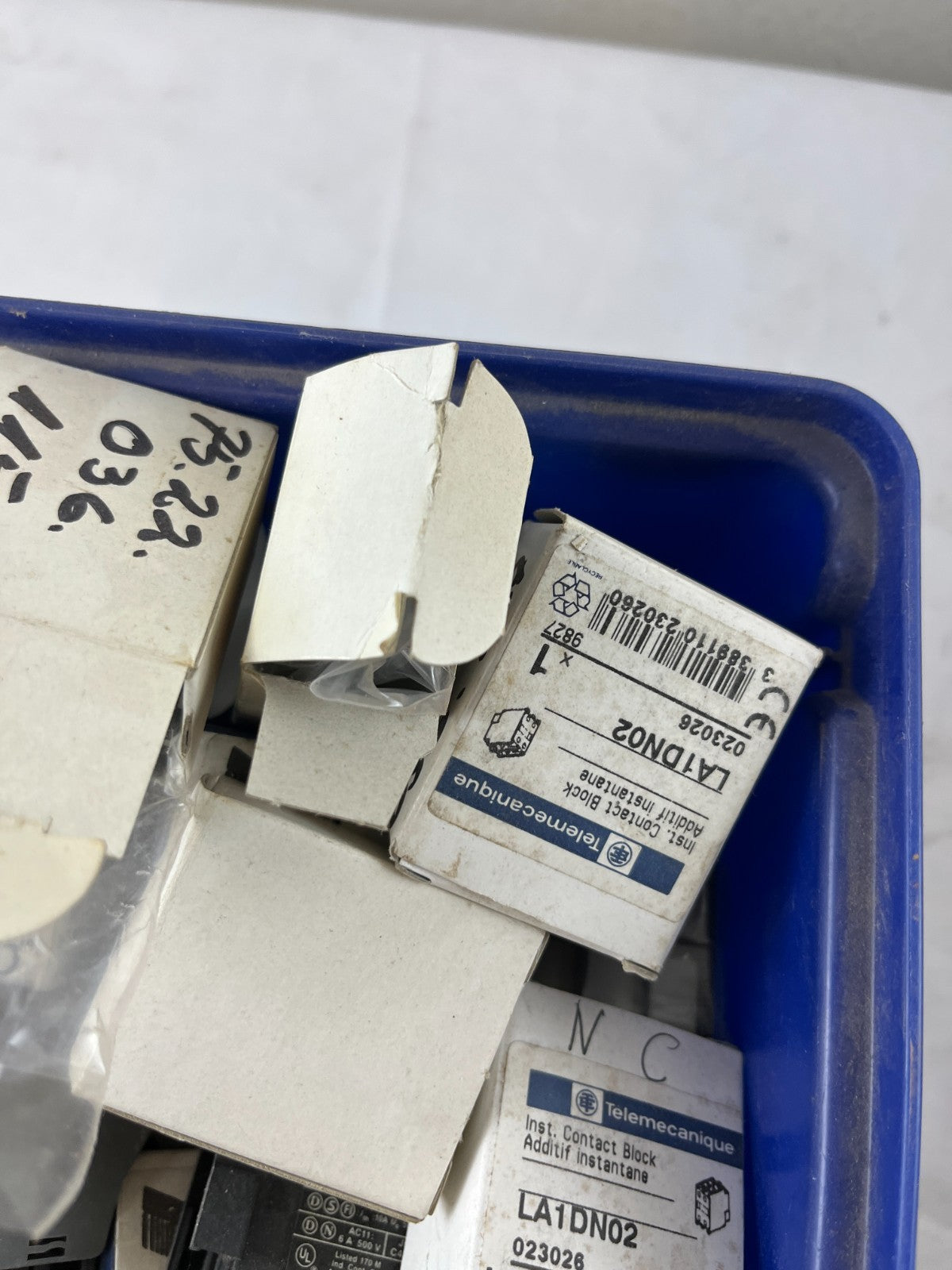 Telemecanique ABB Auxiliary Contact Blocks Mixed Lot LA1DN11 LA1DN02 CA5