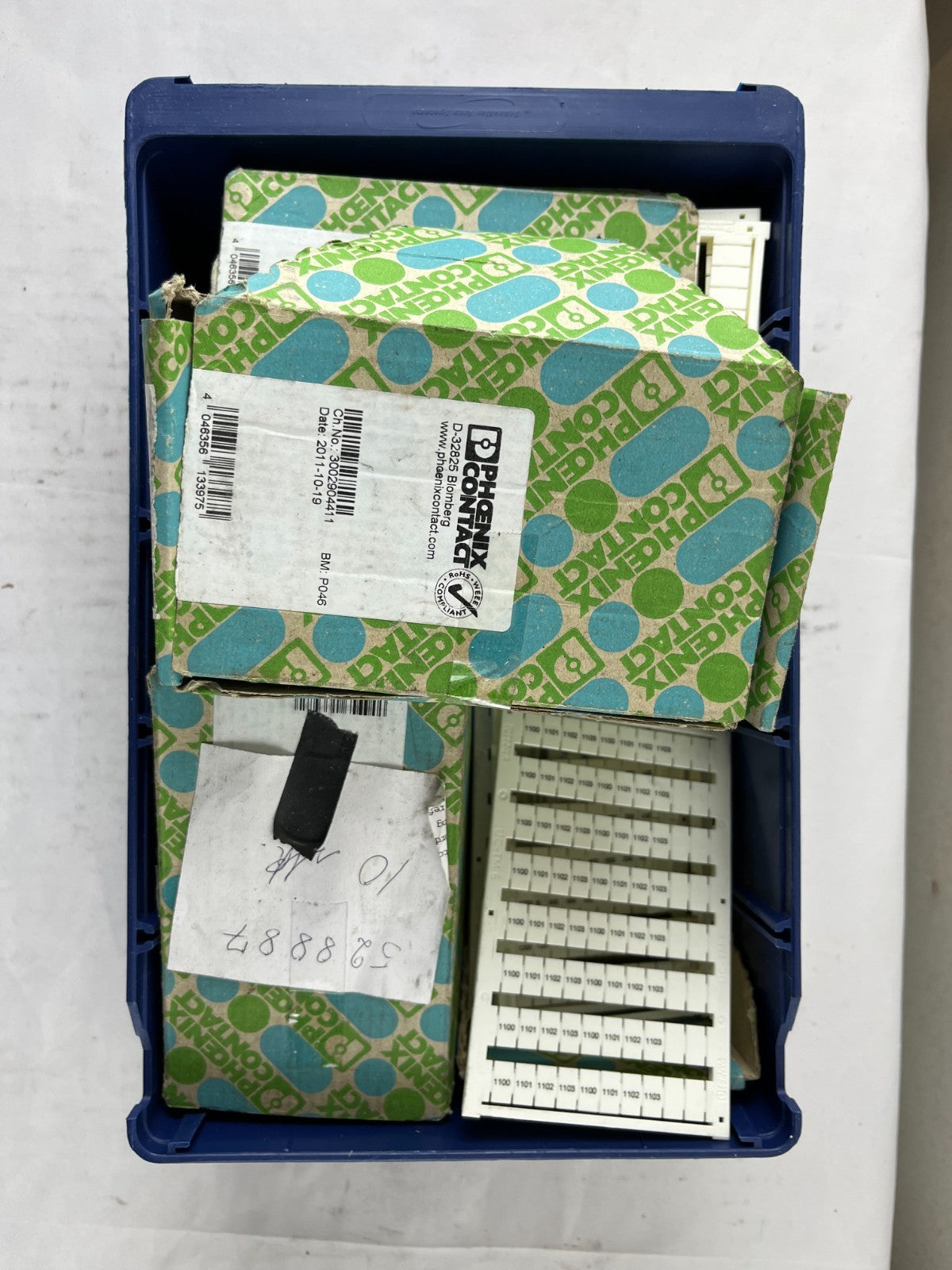 Phoenix Contact UC-TM 6 Terminal Marker Cards 1100–1103 Lot New Spare Bundle