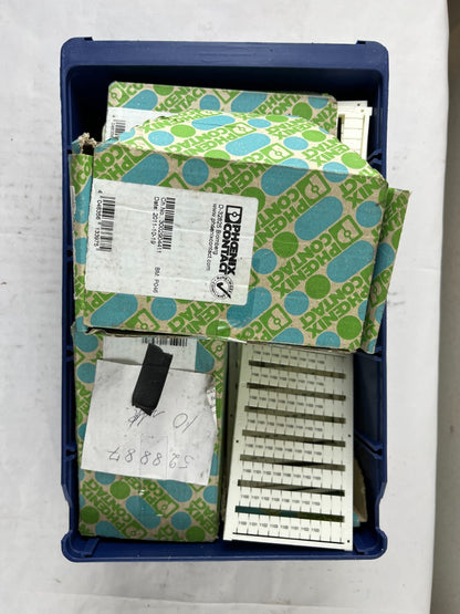 Phoenix Contact UC-TM 6 Terminal Marker Cards 1100–1103 Lot New Spare Bundle