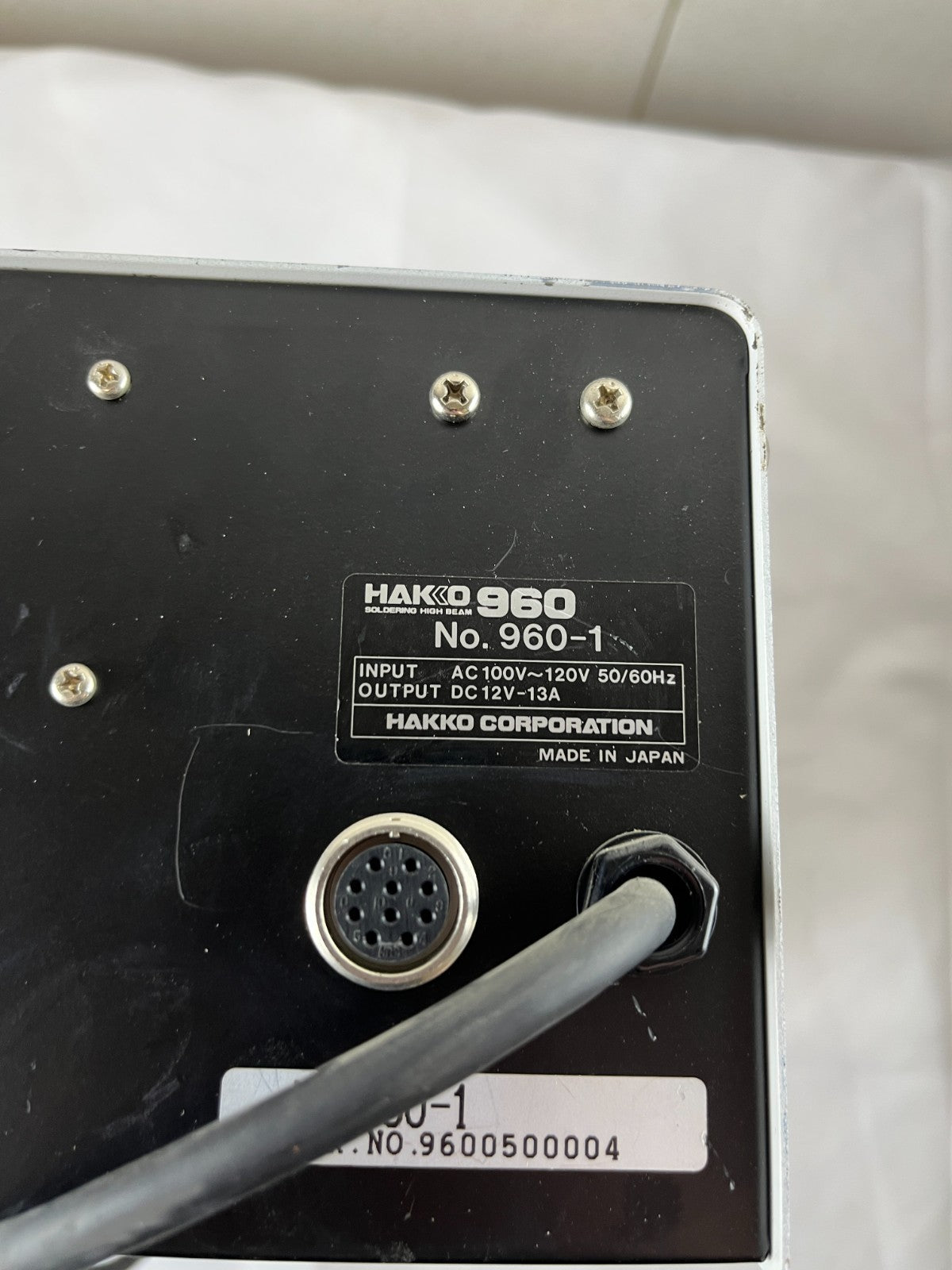 Hakko 960-1 Soldering High Beam Control Unit AC100-120V Made in Japan Used