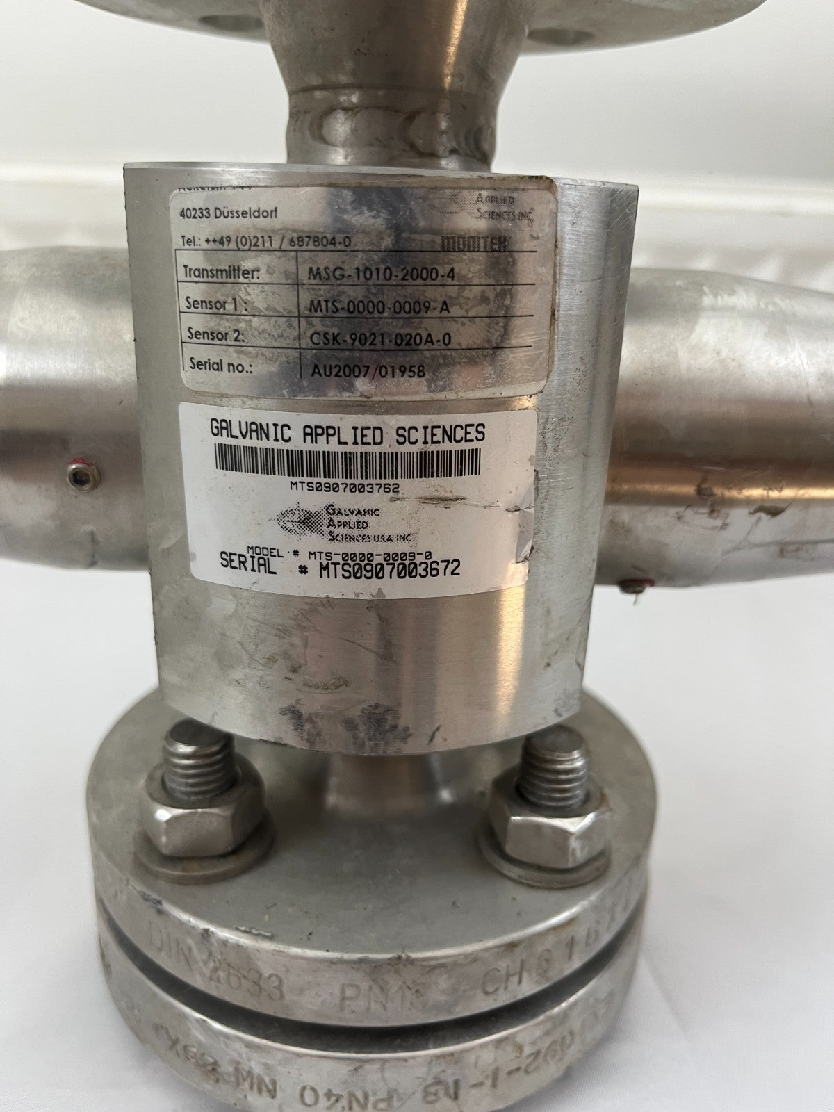 Galvanic Applied Sciences MSG-1010-2000-4 Transmitter Flow Meter AU2007/01958