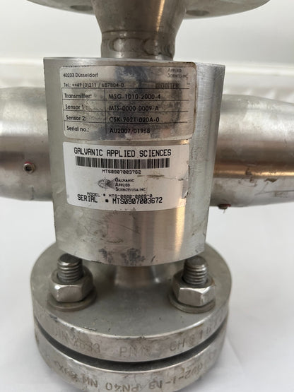 Galvanic Applied Sciences MSG-1010-2000-4 Transmitter Flow Meter AU2007/01958