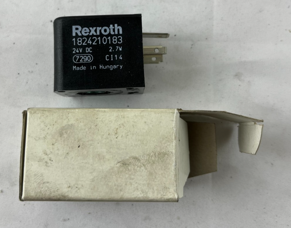 Bosch Rexroth 1824210183 Solenoid Coil 24V DC 2.7W CO1 Form A NEW Box Hungary