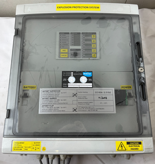 Speltec AT120 Explosion Protection System Control Panel ATEX IP65 Working