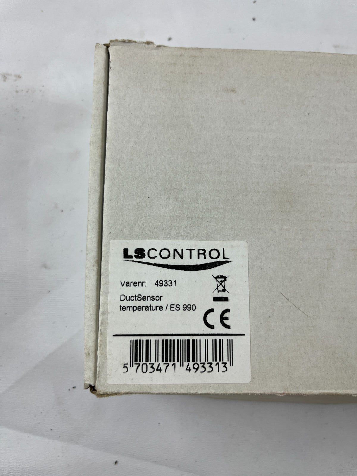 LSControl 49331 ES990 Duct Temperature Sensor NTC New Unused HVAC Probe