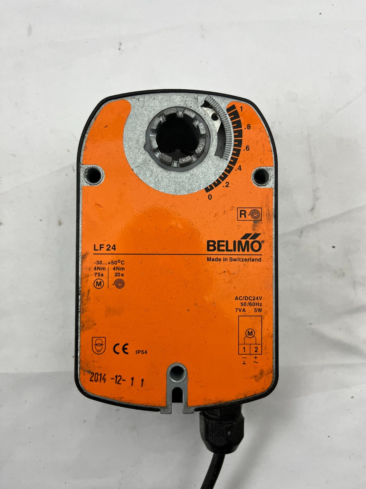 Belimo LF24 Rotary Damper Actuator 24V AC/DC 4Nm IP54 Spring Return Used Working