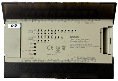 Omron CPM1A-30CDR-D-V1 PLC Controller 24VDC 30 I/O Relay Output Used Spare Unit