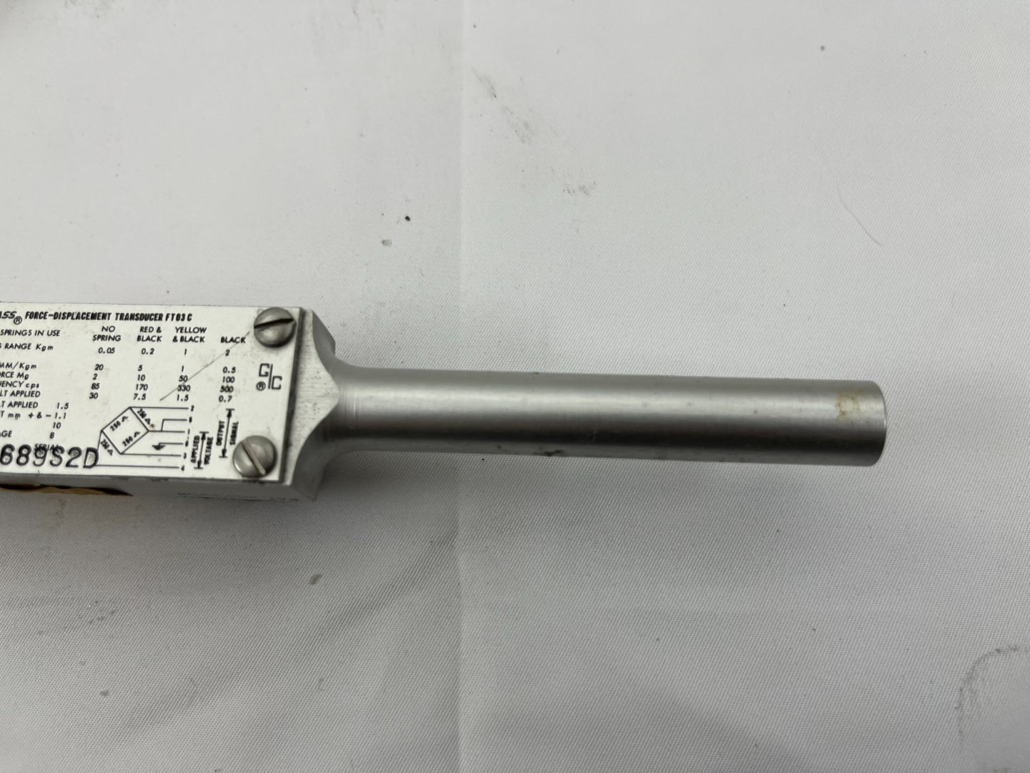 Grass Model 7P1 Displacement Transducer Vintage Medical Instrument Quincy, USA