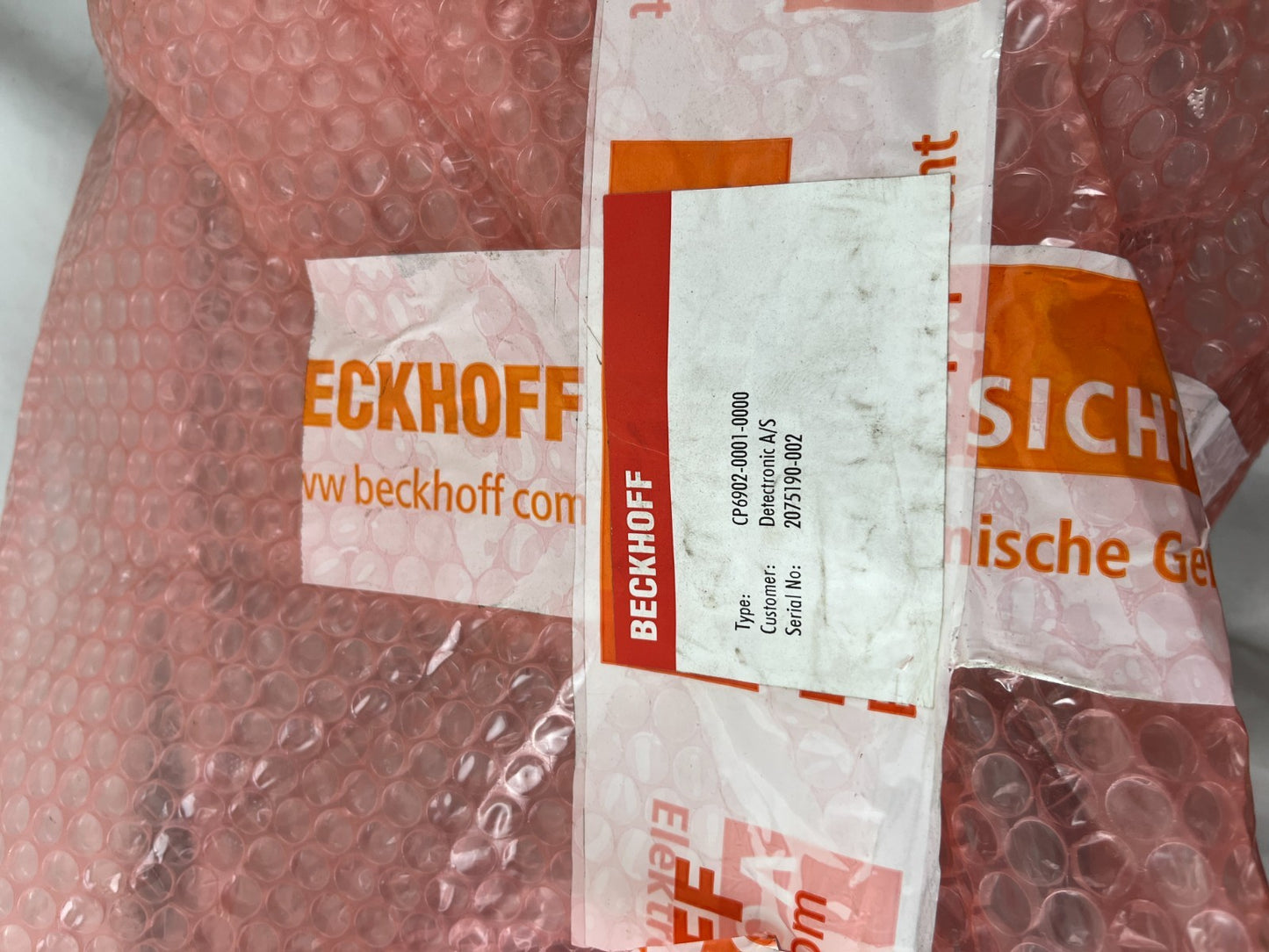 Beckhoff CP6902-0001-0000 15" ELO Accutouch HMI Control Panel DVI/USB 24V DC New