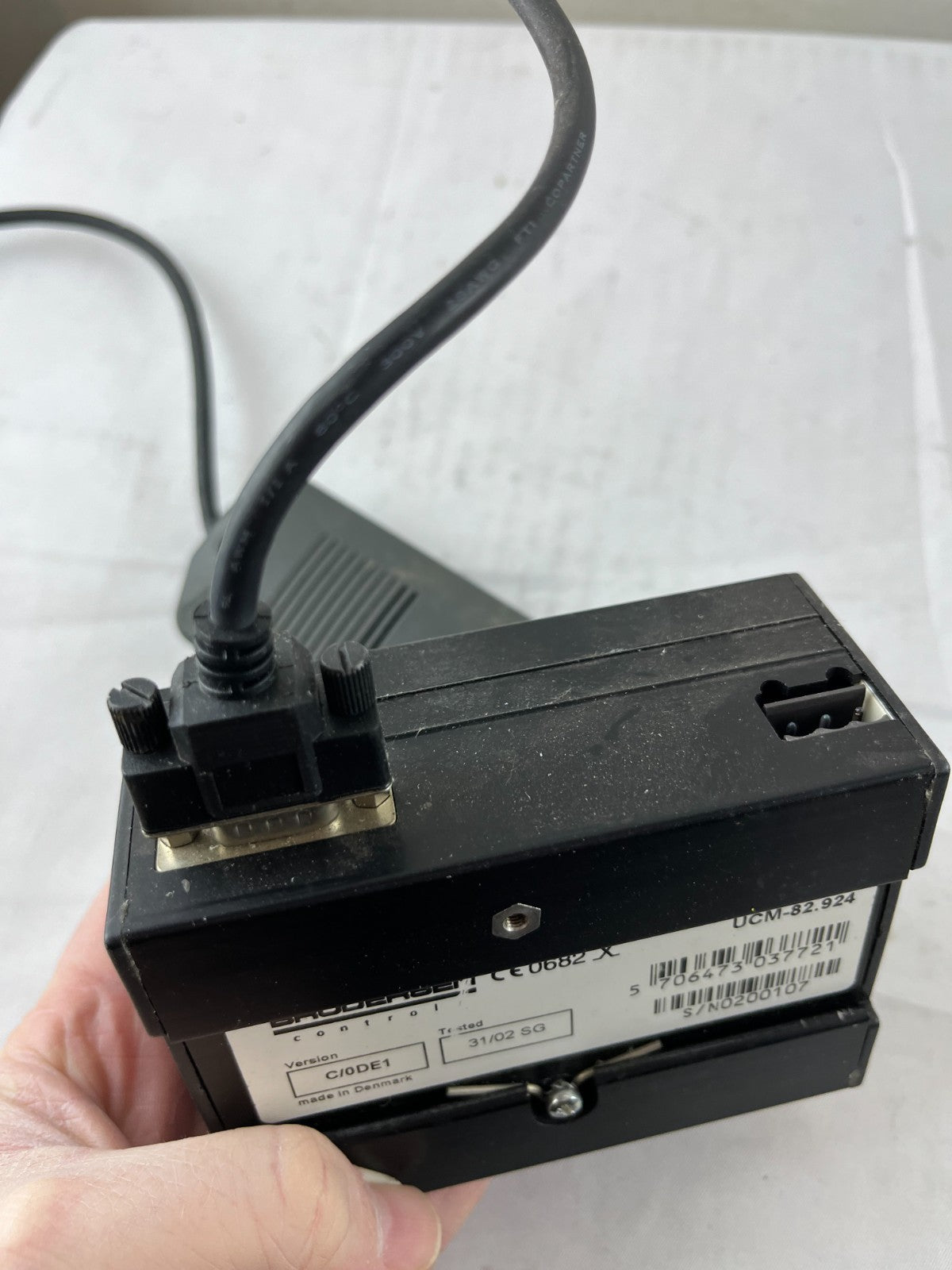 Brodersen UCM‑82.924 Industrial PSTN Modem 12–48 VDC RS232 w/ Siemens SIMATIC S7